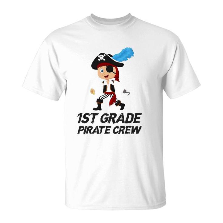 Funny Cute 1St Grade Pirate Halloween T-Shirt