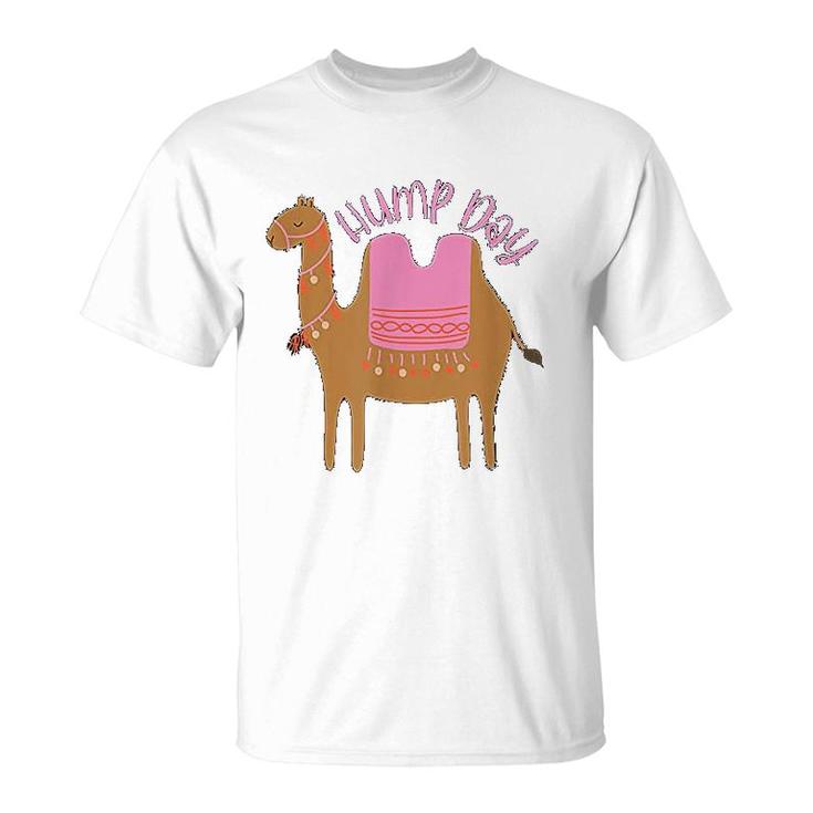 Funny Hump Day Quote Shirt Camel Cute Girls Women Tshirt