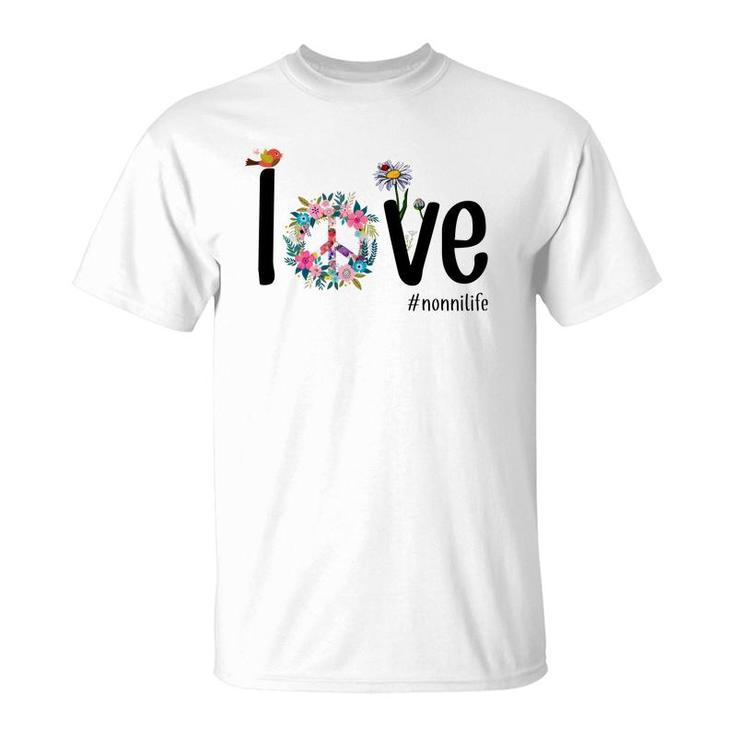 Funny Love Nonni Life T-Shirt