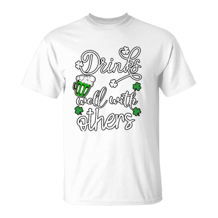 Funny St Patrick's Day Drinks Well With Other T-Shirt