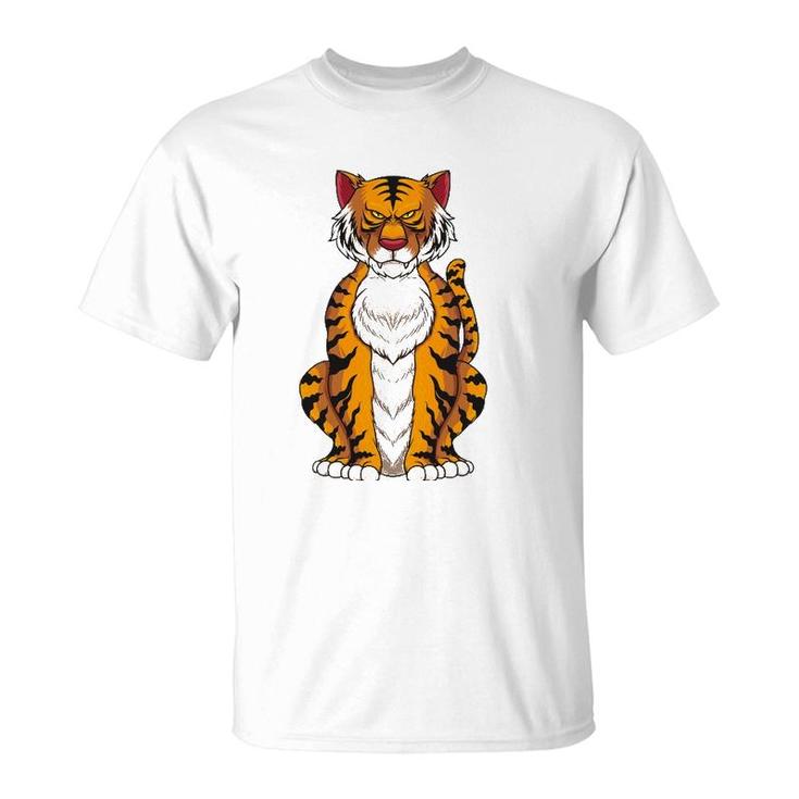 Funny Tiger Art For Men Women Kids Wild Tiger Animal Lovers T-Shirt