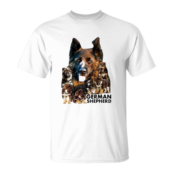 German Shepherd Family Dogs Tee  Gifts T-Shirt