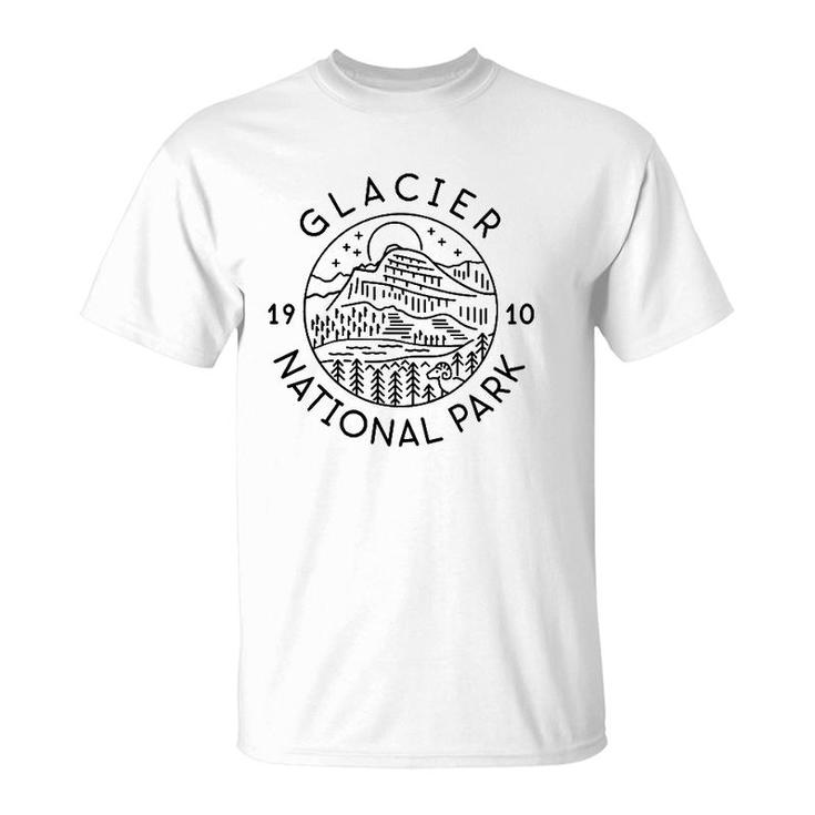 Glacier National Park 1910 Montana Gift T-Shirt