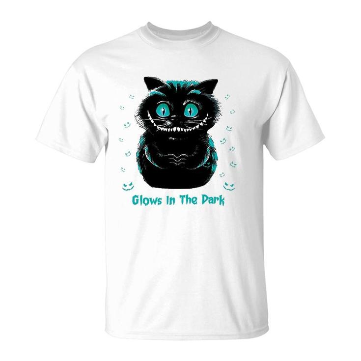 Glows In The Dark Funny Cat Halloween T-Shirt