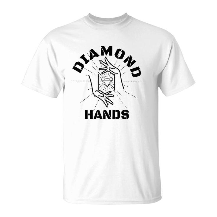 Gme Diamond Hands Autist Stonk Market Tendie Stock Raglan Baseball Tee T-Shirt
