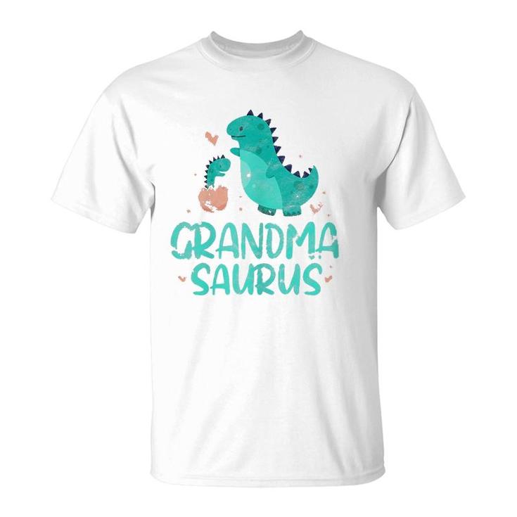 Grandmasaurus Grandma Saurus Dinosaur Funny Grandmother T-Shirt