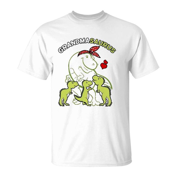 Grandmasaurus Grandma Tyrannosaurus Dinosaur Mother's Day T-Shirt