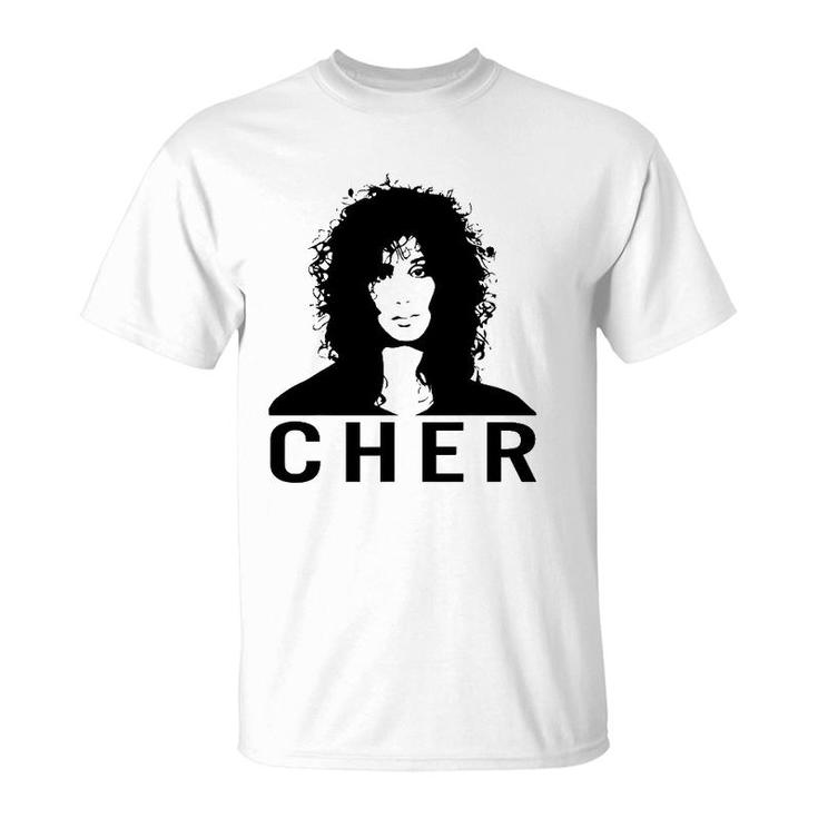 Graphic Cher's Art Design Essential Distressed Country Music T-Shirt