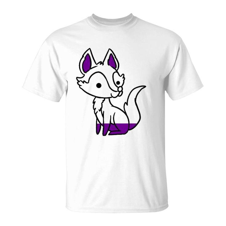 Graysexual Pride Fox Lover Gift T-Shirt
