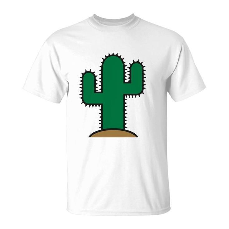 Green Cactus  Vintage T-Shirt