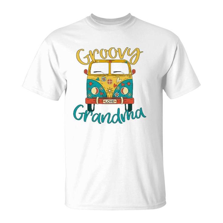 Groovy Grandma Retro Mother's Day T-Shirt