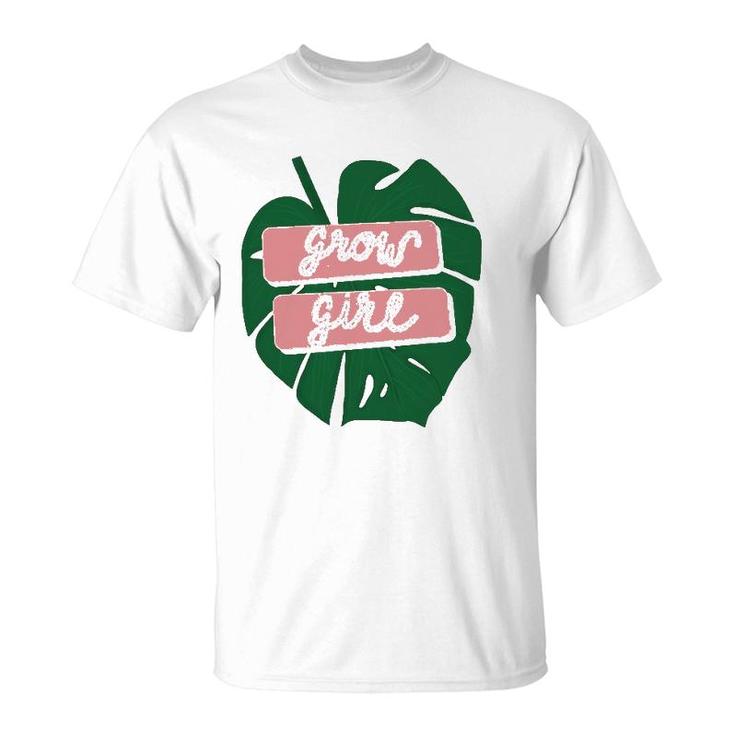 Grow Girl Plant Lovers T-Shirt