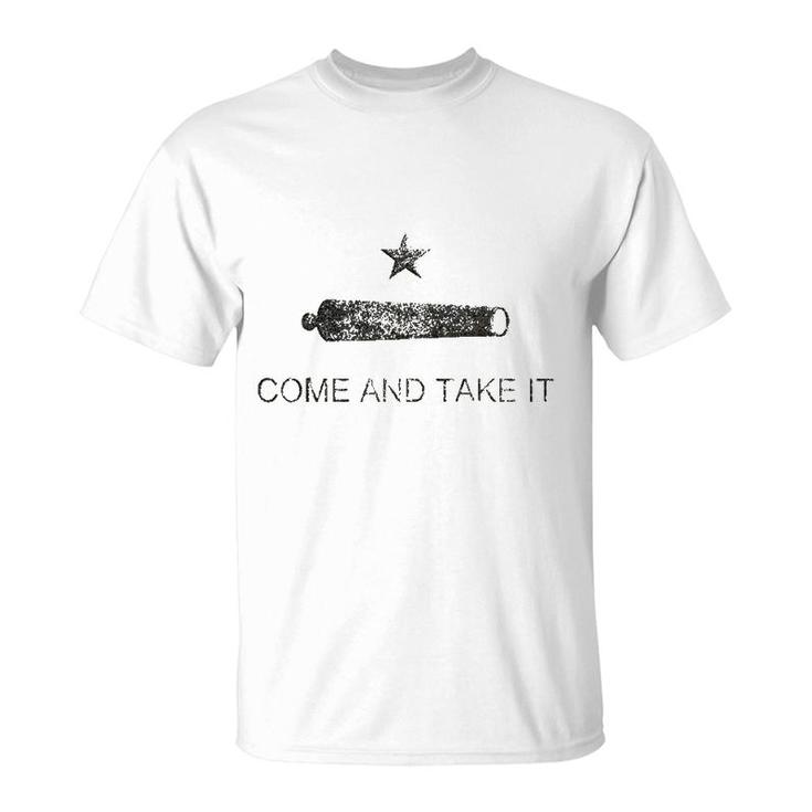 Grungy Texas Come And Take It Flag T-Shirt