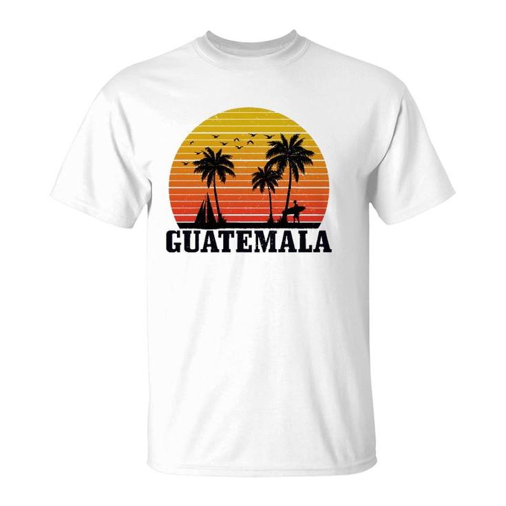 Guatemala Surfer Vintage Surf Surfing Guatemalan Souvenir  T-Shirt