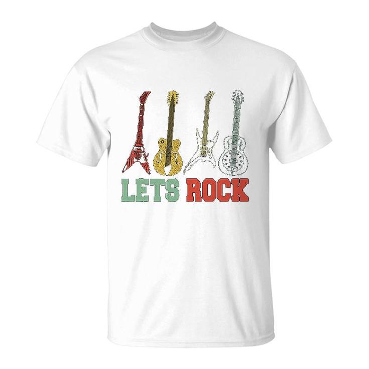 Guitar Lets Rock T-Shirt