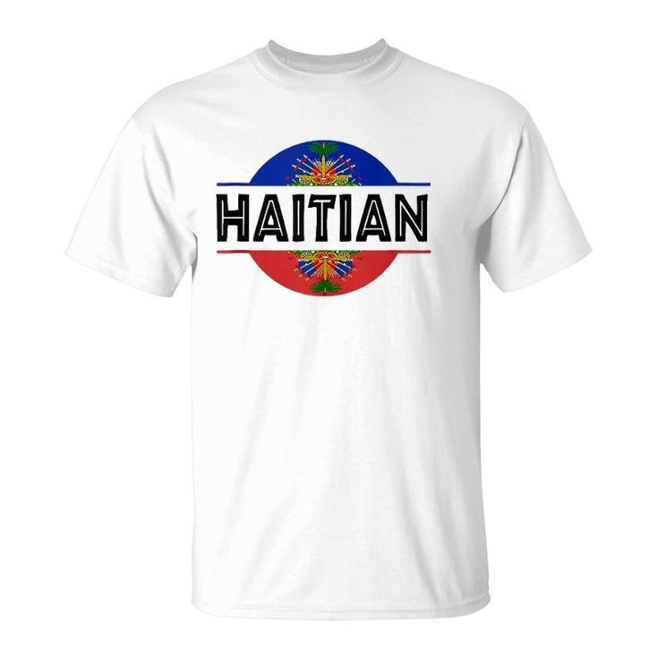 Haitian Flag Haiti Coat Of Arm Haiti Day Pride  T-Shirt