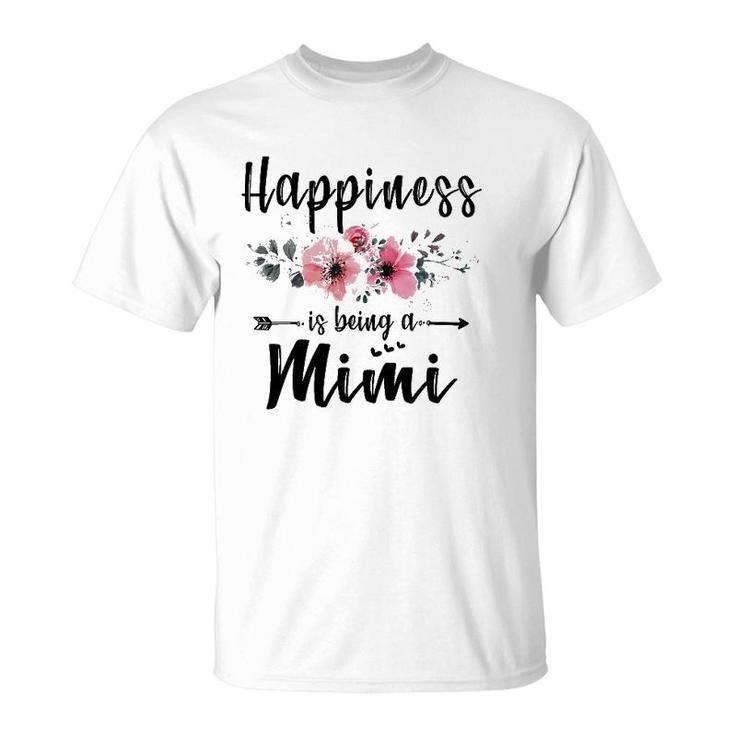 Happiness Is Being A Mimi  Mother's Day Gift T-Shirt
