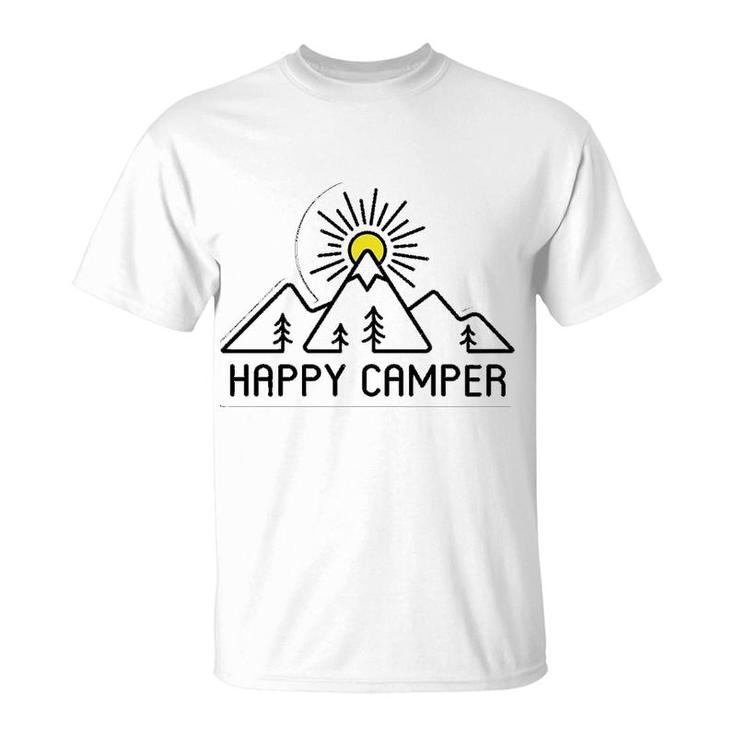 Happy Camper Sunshining Mountain T-Shirt