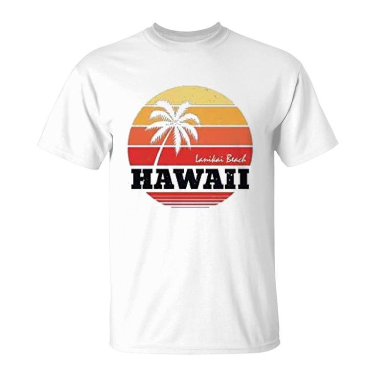 Hawaii Lanikai Beach Retro 90s T-Shirt