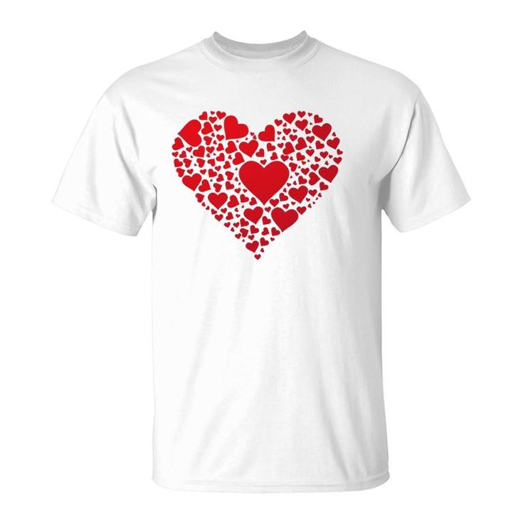 Heart Of Hearts Cute Valentines Day Gift Women Girls T-Shirt