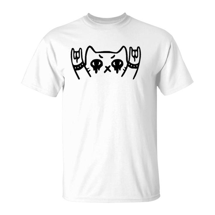 Heavy Metal Cat Lover T-Shirt