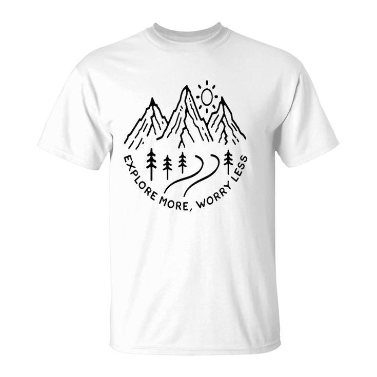Hiking Camping Mountain Travel Adventure - Vanlife Road Trip T-Shirt