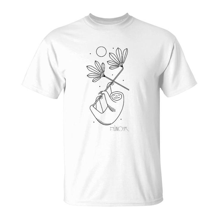 Honour Modern Sloth Lover  T-Shirt