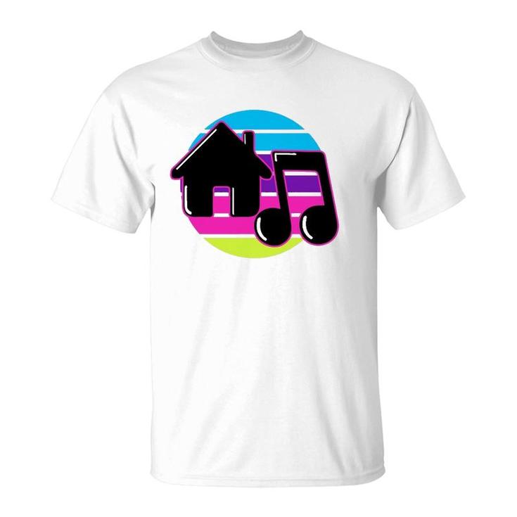 House Music Retro Dj Chicago 1980S Electronic Dance Disco T-Shirt