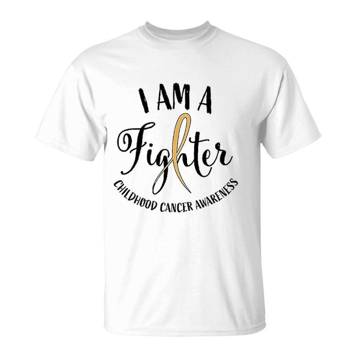 I Am A Fighter Childhood Awareness T-Shirt