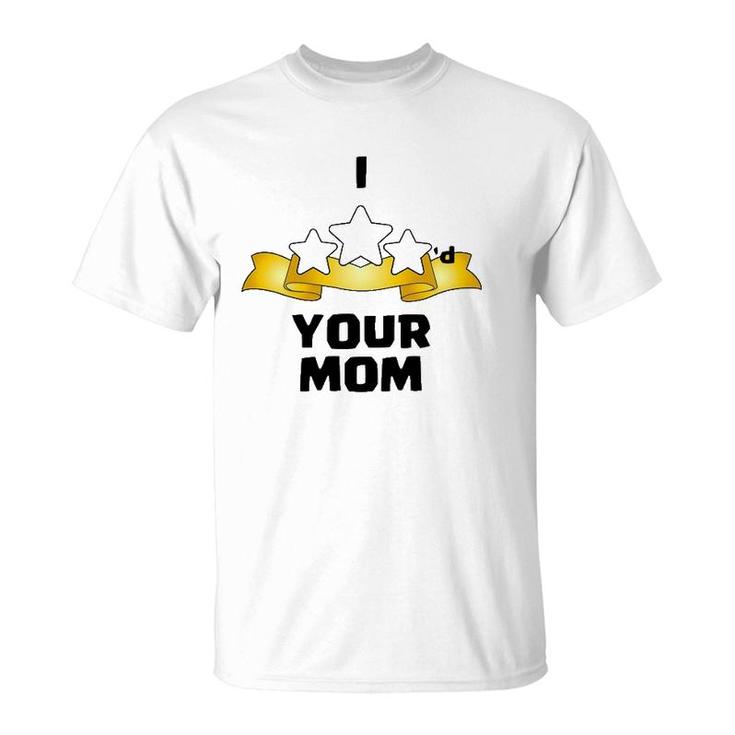 I Three Starred Your Mom Silver T-Shirt
