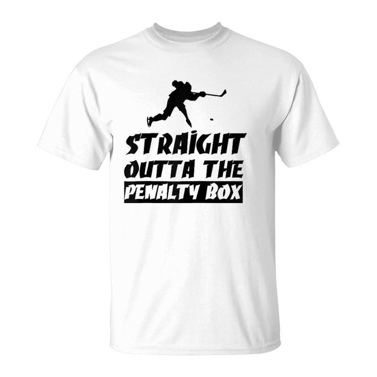 Ice Hockey Enforcer Penalty Box Raglan Baseball Tee T-Shirt