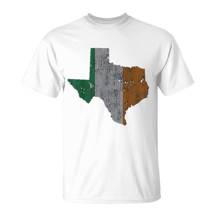 Irish Flag Texas State St Patricks Day T-Shirt