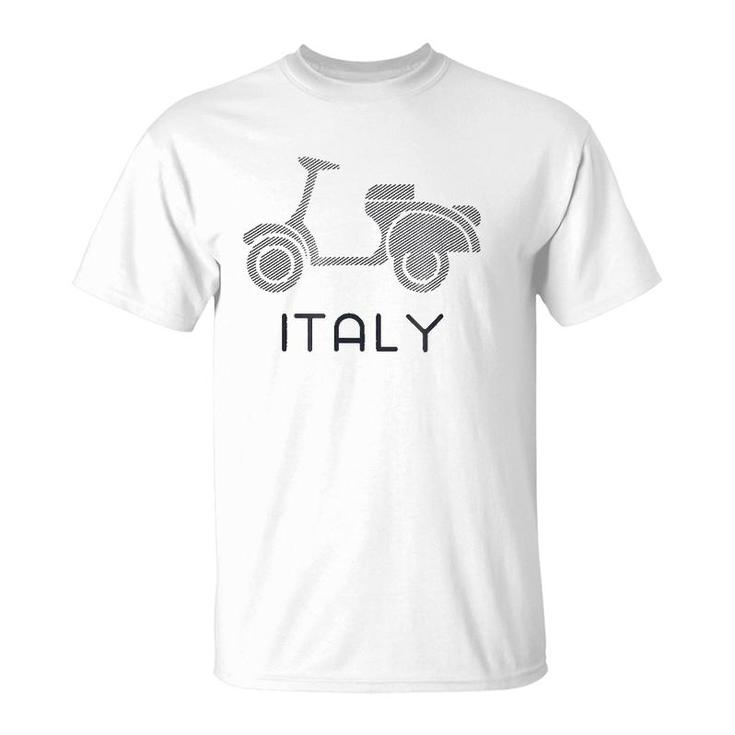 Italy  Scooter Moped Rome Italia Travel S T-Shirt