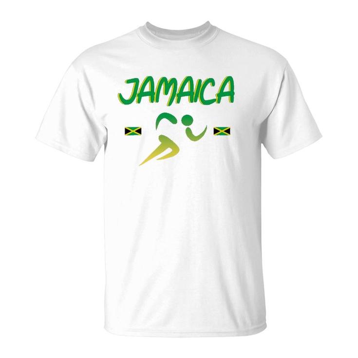 Jamaica Pride Track And Field Running Souvenir T-Shirt