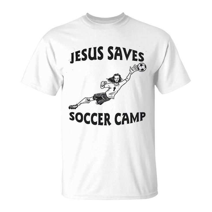 Jesus Saves Soccer Goalie T-Shirt