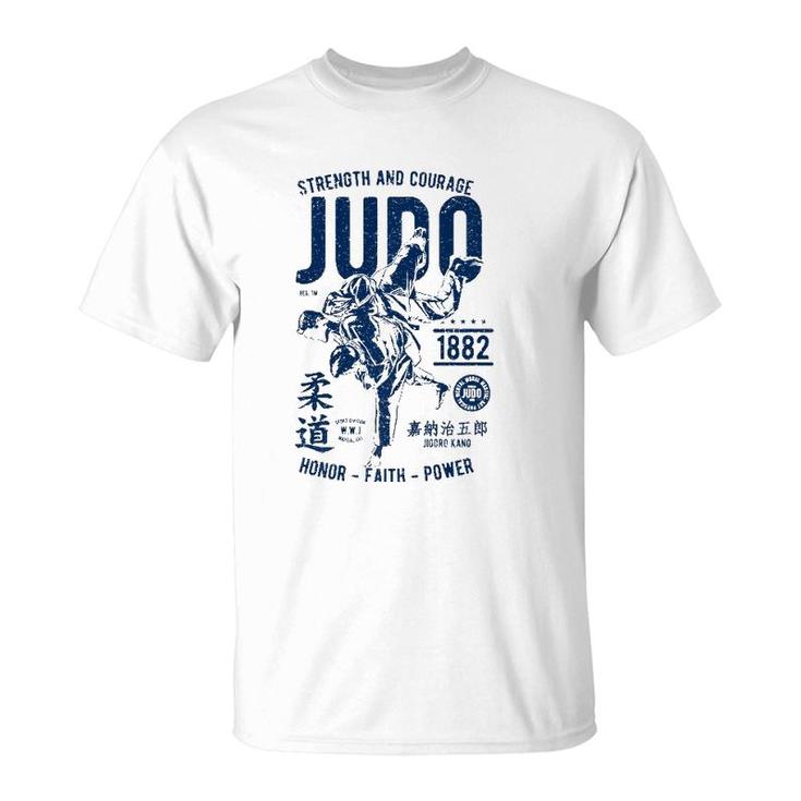 Judo Tee Clothing Cool Vintage Fighter Men Boy Girl T-Shirt