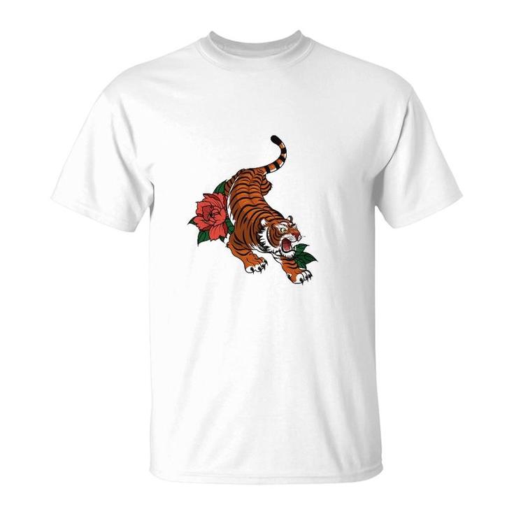 Jungle Tiger Stripes Safari Animal Tiger T-Shirt