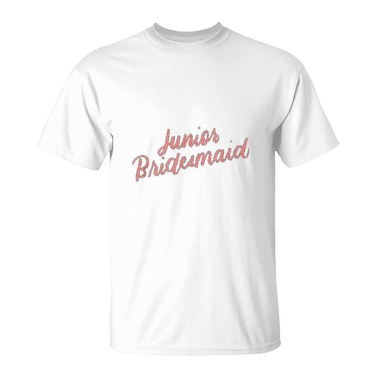 Junior Bridesmaid Wedding Bridal Party Gifts Proposal T-Shirt