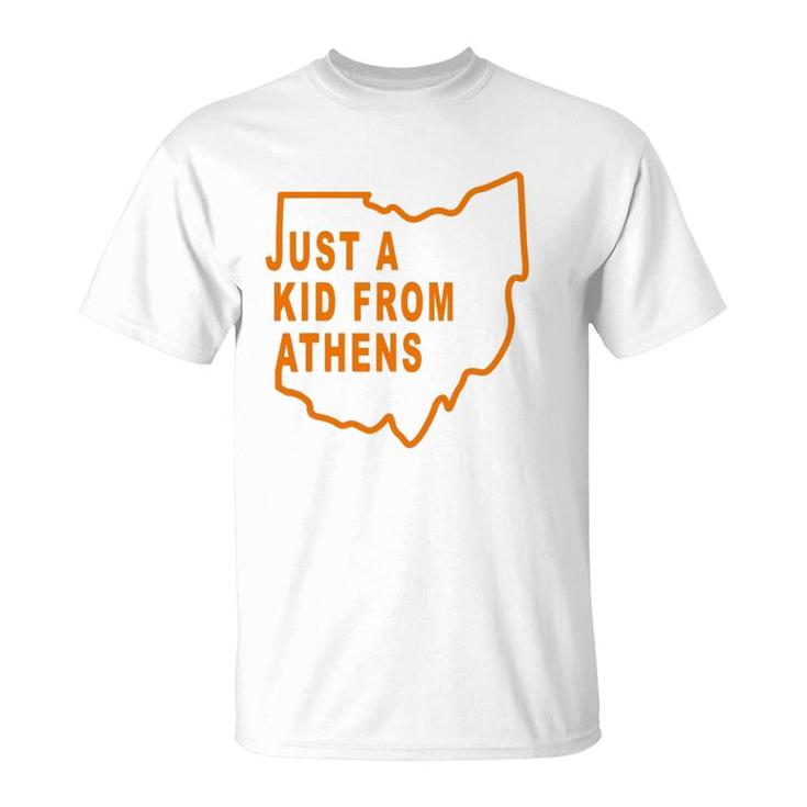 Just A Kid From Athens Ohio Cincinnati Joe Brr Tee T-Shirt