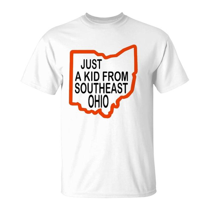 Just A Kid From Athens Ohio, Kids Mens Womens T-Shirt