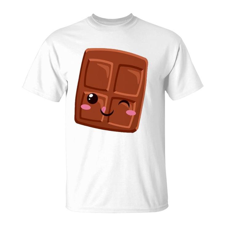 Kawaii Halloween Group Costume Smores Small Chocolate Bar T-Shirt