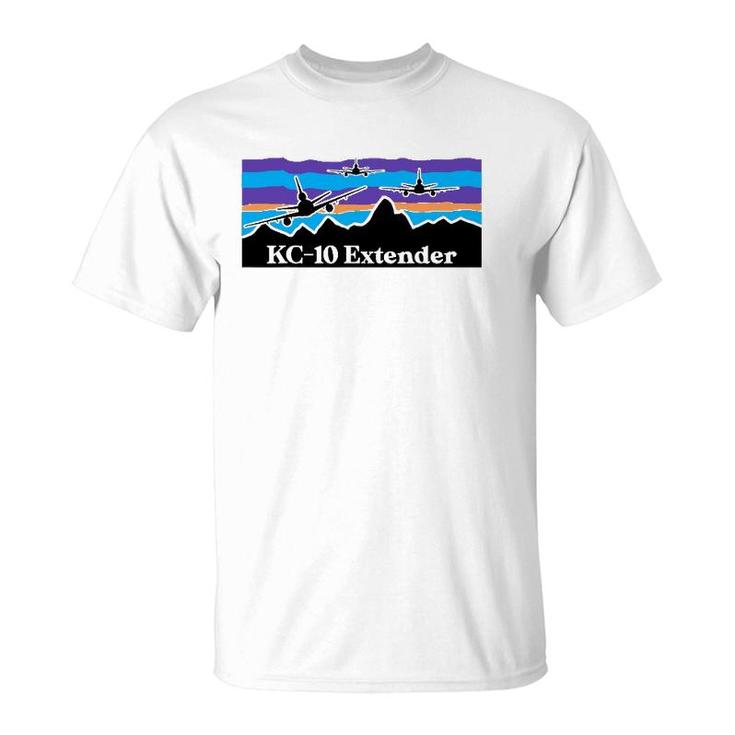 Kc-10 Extender Mountain Tanker Formation T-Shirt