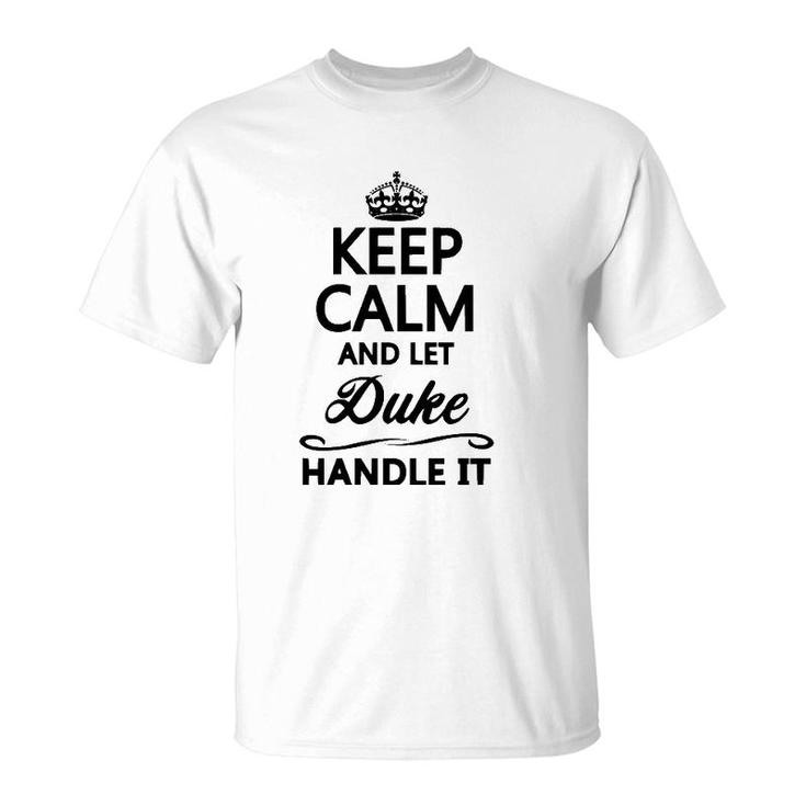 Keep Calm And Let Vicki Handle It Name Men's Back Print T-shirt