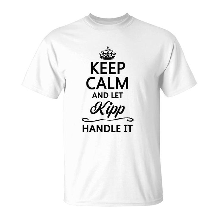 Keep Calm And Let Vicki Handle It Name Men's Back Print T-shirt