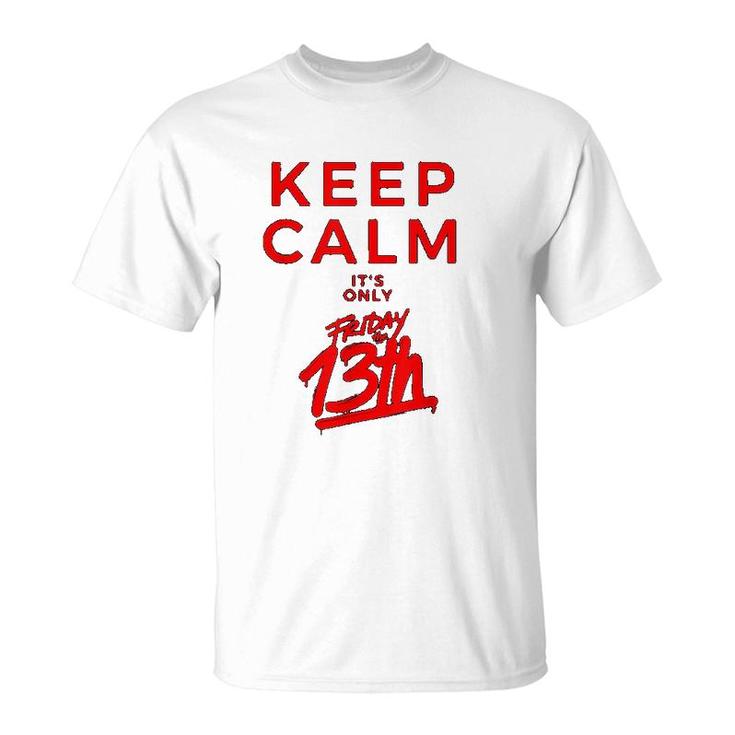 Keep Calm Friday The 13th Spooky Scary T-Shirt