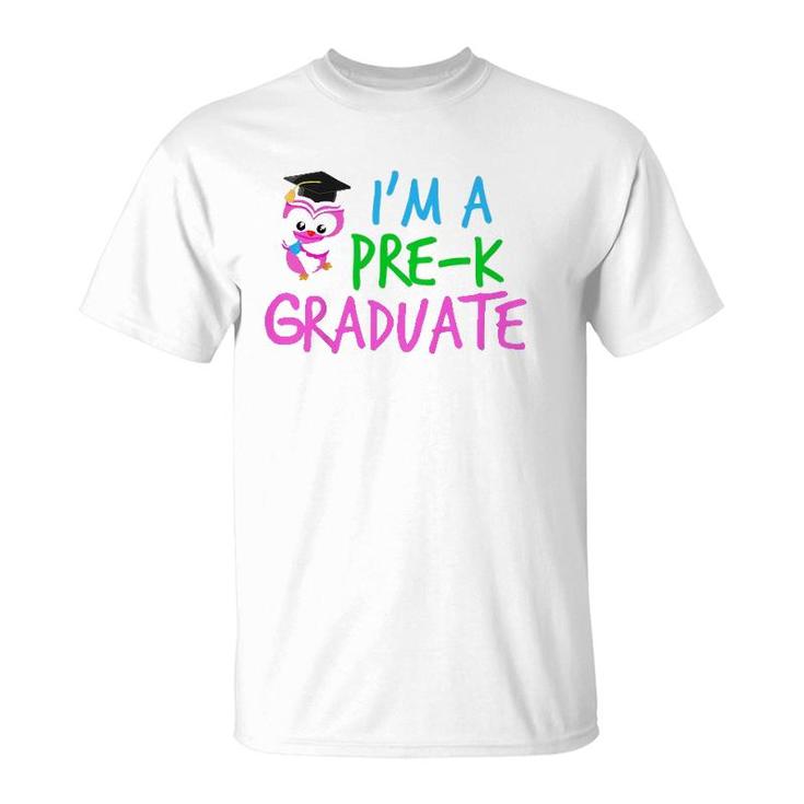Kids Cute Preschool Graduation Prek Graduate Girl T-Shirt