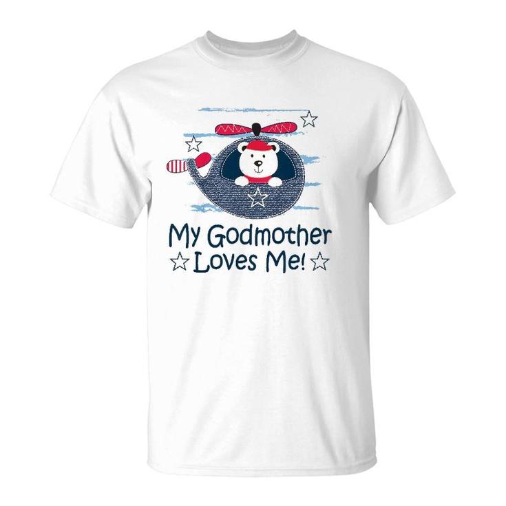 Kids My Godmother Loves Me Godson T-Shirt