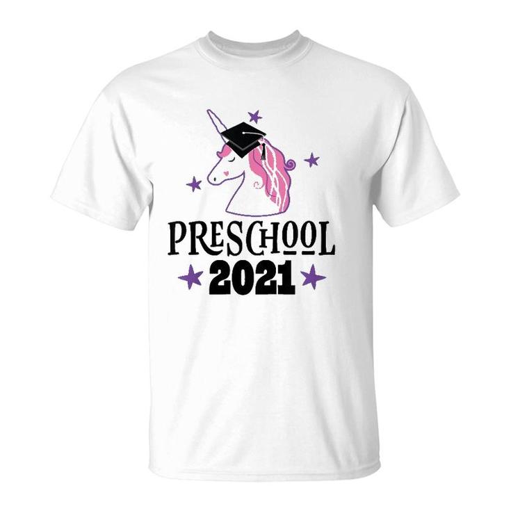 Kids Preschool Class Of 2021 Graduation Gift T-Shirt