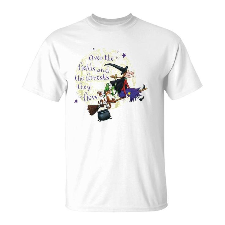 Kids Room On The Broom Over The Fields T-Shirt