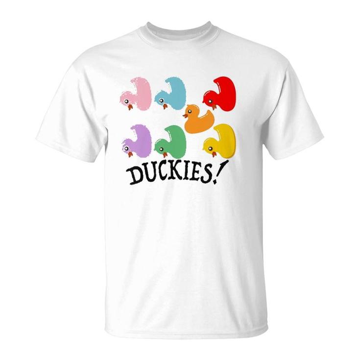Kids Rubber Duckie Duck Cute Bath Boys Girls Child Youth T-Shirt